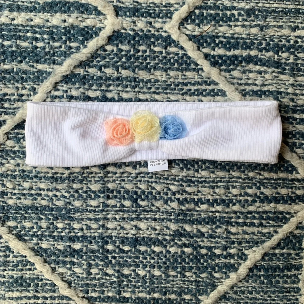 Little Me Rainbow Dress with Headband - Picture 7 of 7